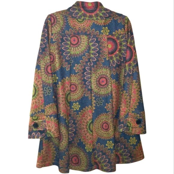 Pure Essence Floral Knit Boho Jacket - Picture 2 of 11